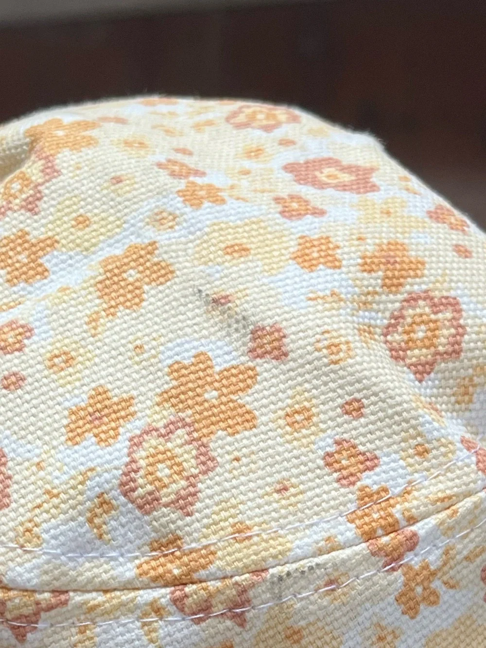 Lack Of Color Orange  Floral Bucket S/M